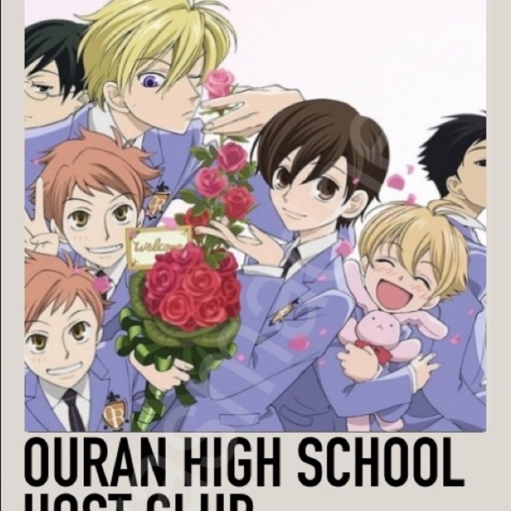 Ouran Highschool Host Club Anime Keychain